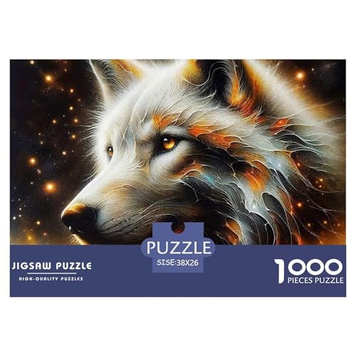 Sternenwolf Puzzles 1000 Teile in Bewährter Qualität Für Erwachsene Und Kinder Cooler Tierstil Geschicklichkeitsspiel Geschenke Für Frauen Pädagogisches Spielzeug 38x26cm/1000pcs Sternenwolf Puzzles 1000 Teile in Bewährter Qualität Für Erwachsene Und Kinder Cooler Tierstil Geschicklichkeitsspiel Geschenke Für Frauen Pädagogisches Spielzeug 38x26cm/1000pcs von QTIVARLEN