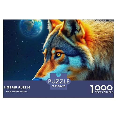Sternenwolf Puzzles 1000 Teile in Bewährter Qualität Für Erwachsene Und Kinder Cooler Tierstil Puzzlespiele Für Die Ganze Familie Geschenke Für Frauen Wanddekoration 38x26cm/1000pcs Sternenwolf Puzzles 1000 Teile in Bewährter Qualität Für Erwachsene Und Kinder Cooler Tierstil Puzzlespiele Für Die Ganze Familie Geschenke Für Frauen Wanddekoration 38x26cm/1000pcs von QTIVARLEN