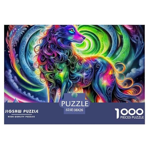 Sternenwolf Puzzles 1000 Teile in Bewährter Qualität Für Erwachsene Und Kinder Cooler Tierstil Puzzlespiele Für Die Ganze Familie Geschenke Für Männer Pädagogisches Spielzeug 38x26cm/1000pcs Sternenwolf Puzzles 1000 Teile in Bewährter Qualität Für Erwachsene Und Kinder Cooler Tierstil Puzzlespiele Für Die Ganze Familie Geschenke Für Männer Pädagogisches Spielzeug 38x26cm/1000pcs von QTIVARLEN