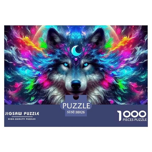 Sternenwolf Puzzles 1000 Teile in Bewährter Qualität Für Erwachsene Und Kinder Cooler Tierstil Puzzlespiele Für Die Ganze Familie Geschenke Für Männer Wanddekoration 38x26cm/1000pcs Sternenwolf Puzzles 1000 Teile in Bewährter Qualität Für Erwachsene Und Kinder Cooler Tierstil Puzzlespiele Für Die Ganze Familie Geschenke Für Männer Wanddekoration 38x26cm/1000pcs von QTIVARLEN