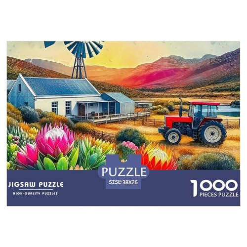 Tractor Puzzle 1000 Teile Für Erwachsene Und Kinder Agricultural Vehicle Herausforderung Spiel Interaktives Spielzeug Home Dekoration in Bewährter Qualität 38x26cm/1000pcs Tractor Puzzle 1000 Teile Für Erwachsene Und Kinder Agricultural Vehicle Herausforderung Spiel Interaktives Spielzeug Home Dekoration in Bewährter Qualität 38x26cm/1000pcs von QTIVARLEN