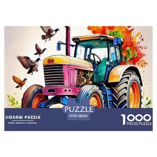 Tractor Puzzle 1000 Teile Für Erwachsene Und Kinder Agricultural Vehicle Herausforderung Spiel Interaktives Spielzeug Wunderschönes Dekoration Clevere Rätsel 38x26cm/1000pcs Tractor Puzzle 1000 Teile Für Erwachsene Und Kinder Agricultural Vehicle Herausforderung Spiel Interaktives Spielzeug Wunderschönes Dekoration Clevere Rätsel 38x26cm/1000pcs von QTIVARLEN