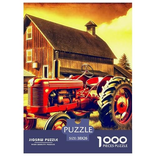 Tractor Puzzle 1000 Teile Für Erwachsene Und Kinder Agricultural Vehicle Impossible Geschicklichkeitsspiel Interaktives Spielzeug Wunderschönes Dekoration in Bewährter Qualität 38x26cm/1000pcs Tractor Puzzle 1000 Teile Für Erwachsene Und Kinder Agricultural Vehicle Impossible Geschicklichkeitsspiel Interaktives Spielzeug Wunderschönes Dekoration in Bewährter Qualität 38x26cm/1000pcs von QTIVARLEN