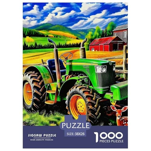 Tractor Puzzle 1000 Teile Für Erwachsene Und Kinder Agricultural Vehicle Lernspiel Interaktives Spielzeug Home Dekoration in Bewährter Qualität 38x26cm/1000pcs Tractor Puzzle 1000 Teile Für Erwachsene Und Kinder Agricultural Vehicle Lernspiel Interaktives Spielzeug Home Dekoration in Bewährter Qualität 38x26cm/1000pcs von QTIVARLEN