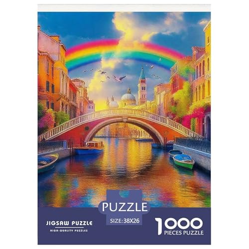 Venice Canals Puzzle 1000 Teile Für Erwachsene Und Kinder Canal Scenery Lernspiel Klassische Geschenk Home Dekoration in Bewährter Qualität 38x26cm/1000pcs Venice Canals Puzzle 1000 Teile Für Erwachsene Und Kinder Canal Scenery Lernspiel Klassische Geschenk Home Dekoration in Bewährter Qualität 38x26cm/1000pcs von QTIVARLEN