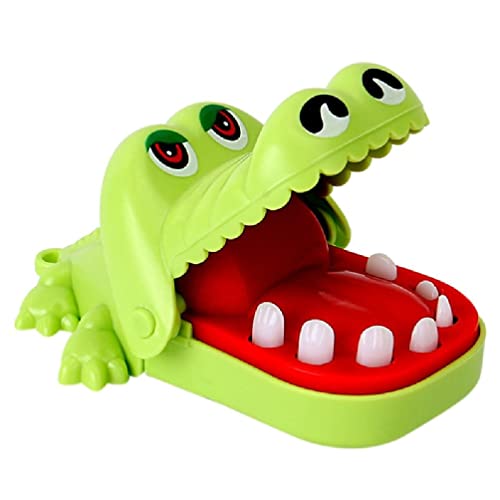 Krokodil beißendes Fingerspiel Spielzeug Krokodilzähne Zahnarzt Spiel für Kinder Lustige Stressabbau Spielzeug Spiel Alligator Schlüsselanhänger Alligator Zähne Spiel von QTJUST