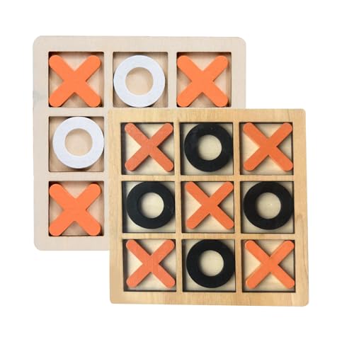 QTTRPCU 2 Stücke Tic Tac Toe Extreme, Tic Tac Toe Für Kinder Und Erwachsene Holzspiel, Tragbares Brett 14 X 14 cm Reisespiel QTTRPCU 2 Stücke Tic Tac Toe Extreme, Tic Tac Toe Für Kinder Und Erwachsene Holzspiel, Tragbares Brett 14 X 14 cm Reisespiel von QTTRPCU