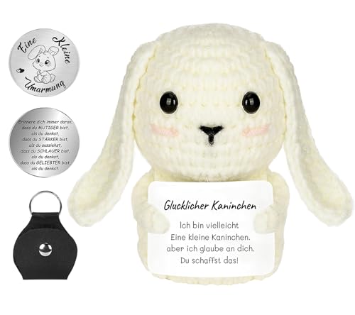 QUANMAITONG Glücksbringer Kaninchen Pocket Hug Geschenk Für Frauen,Ostern Geschenk, Lustige Mutmacher Kinder Geschenk Glücksbringer Prüfung,Gute Besserung Geschenke QUANMAITONG Glücksbringer Kaninchen Pocket Hug Geschenk Für Frauen,Ostern Geschenk, Lustige Mutmacher Kinder Geschenk Glücksbringer Prüfung,Gute Besserung Geschenke von QUANMAITONG