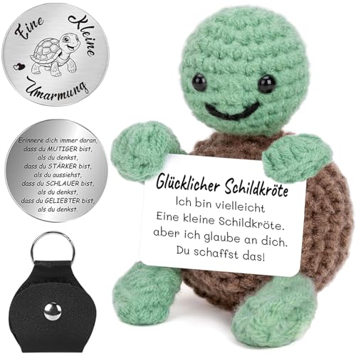 QUANMAITONG Glücksbringer Schildkröte Pocket Hug Geschenk Für Frauen, Lustige Mutmacher Kinder Geschenk Glücksbringer Prüfung,Gute Besserung Geschenke Beste Freundin QUANMAITONG Glücksbringer Schildkröte Pocket Hug Geschenk Für Frauen, Lustige Mutmacher Kinder Geschenk Glücksbringer Prüfung,Gute Besserung Geschenke Beste Freundin von QUANMAITONG