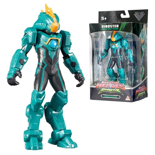 QUANTUM HEROES DINOSTER Action-Figur Dinosaurier OZ, 6 Zoll, Kinder Action-Figur Spielzeug für Jungen und Mädchen 5 6 7 8 9 10 Jahre, Grün von QUANTUM HEROES DINOSTER