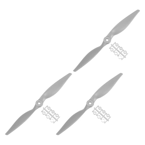 QUARKZMAN 3 Stück 13x6,5 Zoll Propeller RC Propeller 2-Flügelige Propeller Grau mit Adapterringen für RC Flugzeug Flugzeug Prop Ersatz QUARKZMAN 3 Stück 13x6,5 Zoll Propeller RC Propeller 2-Flügelige Propeller Grau mit Adapterringen für RC Flugzeug Flugzeug Prop Ersatz von QUARKZMAN