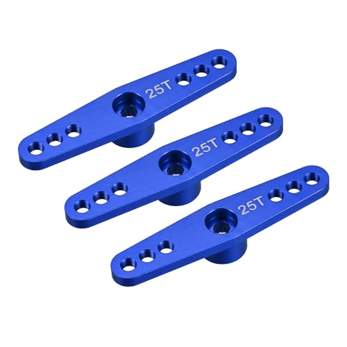 QUARKZMAN 3 Stück 25T Servoarm Horn Doppel Offset M3 Tiefblau für Servo Reparaturteile Zubehör QUARKZMAN 3 Stück 25T Servoarm Horn Doppel Offset M3 Tiefblau für Servo Reparaturteile Zubehör von QUARKZMAN