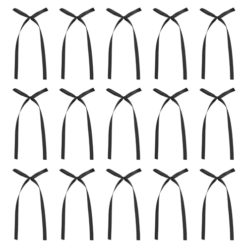 QUARKZMAN 50 Stück Schleifen Cupcake-Dekorationen, 3x5,7 Zoll Satin-Schleifen Schleifen Party-Dekorationen für Kuchen Dessert Basteln DIY Dekorieren Hochzeit Geburtstagsparty, Schwarz QUARKZMAN 50 Stück Schleifen Cupcake-Dekorationen, 3x5,7 Zoll Satin-Schleifen Schleifen Party-Dekorationen für Kuchen Dessert Basteln DIY Dekorieren Hochzeit Geburtstagsparty, Schwarz von QUARKZMAN
