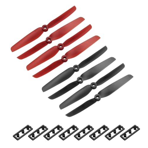 QUARKZMAN 8Stk RC Luftschrauben 6x3 2-Flügel Haupt Rotoren für RC Flugzeug Quadcopter Prop Ersatz Schwarz/Rot mit 2 Unterlegscheiben QUARKZMAN 8Stk RC Luftschrauben 6x3 2-Flügel Haupt Rotoren für RC Flugzeug Quadcopter Prop Ersatz Schwarz/Rot mit 2 Unterlegscheiben von QUARKZMAN