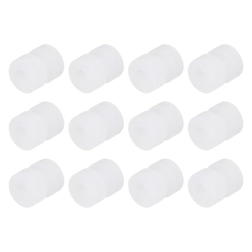 QUARKZMAN RC Anti Vibrations Gummibälle für RC F4 F7 Flugsteuerung M2x5.6mm Stoßdämpfungsbälle (Klar), Packung mit 12 von QUARKZMAN