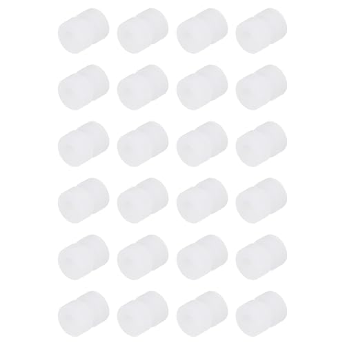 QUARKZMAN RC Anti Vibrations Gummibälle für RC F4 F7 Flugsteuerung M2x5.6mm Stoßdämpfungsbälle (Klar), Packung mit 24 von QUARKZMAN