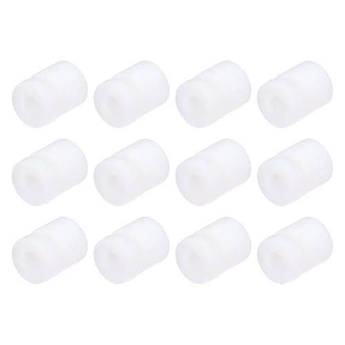 QUARKZMAN RC Anti Vibrations Gummibälle für RC F4 F7 Flugsteuerung M2x6mm Stoßdämpfungsbälle (Weiß), Packung mit 12 von QUARKZMAN