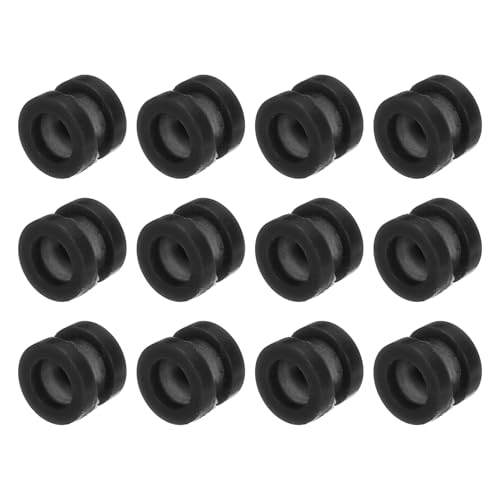 QUARKZMAN RC Anti Vibrations Gummibälle für RC F4 F7 Flugsteuerung M3x3,8mm Stoßdämpfungsbälle (Schwarz), Packung mit 12 von QUARKZMAN