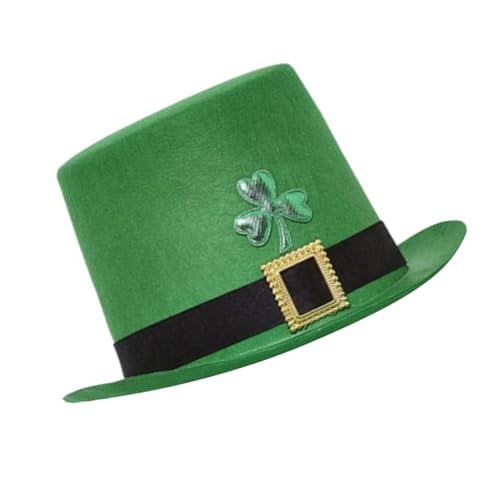 QUEENYARD Grüner Shammock Hut für StPatrick Day Festival Irish Holiday Tall Hat Party Requisiten Versorgung Festival Thema Event Kopfbedeckung QUEENYARD Grüner Shammock Hut für StPatrick Day Festival Irish Holiday Tall Hat Party Requisiten Versorgung Festival Thema Event Kopfbedeckung von QUEENYARD