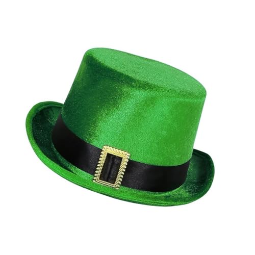 QUEENYARD Grüner großer Hut für StPatrick Day, flacher Hut, Feiertagskopfbedeckung, irischer Nationalfeiertag, Festival-Requisite QUEENYARD Grüner großer Hut für StPatrick Day, flacher Hut, Feiertagskopfbedeckung, irischer Nationalfeiertag, Festival-Requisite von QUEENYARD