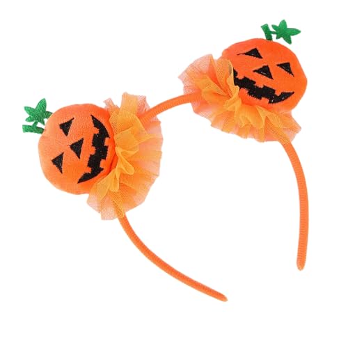 QUEENYARD Halloween Party Haarband Kürbis Stirnband Cosplay Kostüm Kopfschmuck Familientreffen Themenparty Requisiten Kopfbedeckung von QUEENYARD