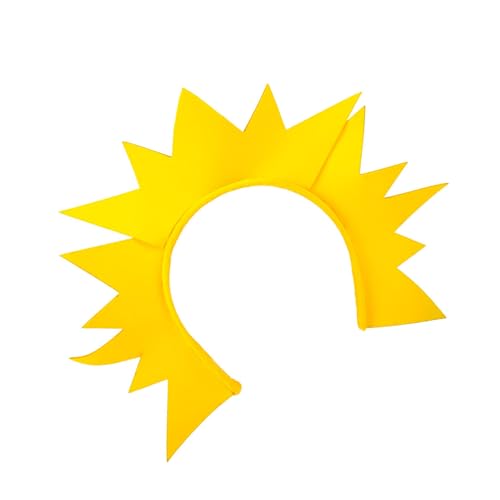 QUEENYARD Halloween Stern Stirnbänder Lustige Sonne Kopfbedeckung Haarbänder Stern Kopfbedeckung Auffällige Haarbänder Geburtstag Party von QUEENYARD