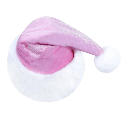 QUEENYARD Weihnachtliche Kopfbedeckung, dicker Plüsch für die Feiertage, bunte Outfits für Cosplay, Weihnachtsmannmütze QUEENYARD Weihnachtliche Kopfbedeckung, dicker Plüsch für die Feiertage, bunte Outfits für Cosplay, Weihnachtsmannmütze von QUEENYARD