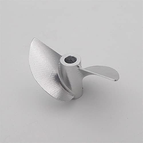 QUENPE RC Bootspropeller 4 mm 3,175 mm 1/8 Zoll Welle 34 mm 36 mm 37 mm 38 mm 7075 Metall P1.9 Prop, for RC Speed ​​Mono Racing Katamaran Bootsmodell Modellschiffpropeller (Color : D36mmxd4.0mm RH) von QUENPE