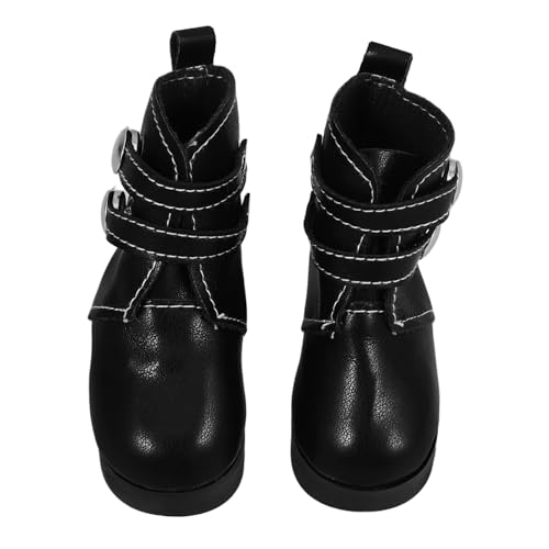 QUMIIRITY 1 Paar Puppenstiefel Mit Hohem Absatz, 18-Zoll-puppenstiefel, Pu-Schuhe, Modische Puppenschuhe, Puppenschuhe, Stiefel Für Puppen-anziehzubehör von QUMIIRITY