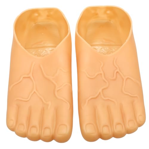 QUMIIRITY 1 Paar Riesige Fuß Hausschuhe für Kostümpartys Exaggerierte Slippers für Halloween Cosplay und Maskeraden Lustige Accessoires für Unvergessliche Feiern von QUMIIRITY