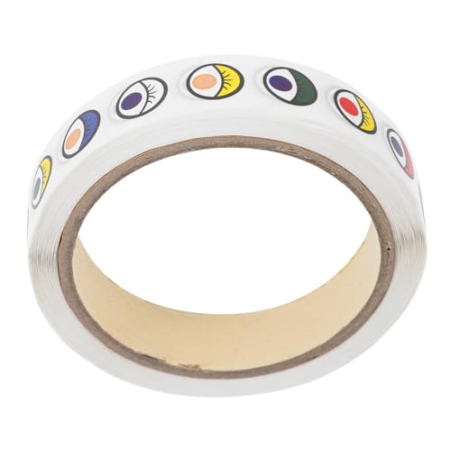 QUMIIRITY 1 Rolle Aufkleberaugen zum Basteln Augen Aufkleber Augenaufkleber klein Bunte Cartoon-Augenaufkleber basteln DIY Aufkleber farbige Aufkleberornamente Colorful QUMIIRITY 1 Rolle Aufkleberaugen zum Basteln Augen Aufkleber Augenaufkleber klein Bunte Cartoon-Augenaufkleber basteln DIY Aufkleber farbige Aufkleberornamente Colorful von QUMIIRITY