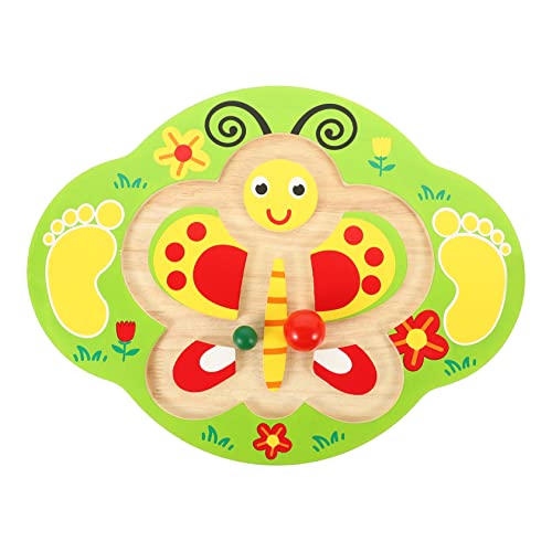 QUMIIRITY 1 Satz Butterfly Balance Board Kinderspielzeug flattern -Balance-Board Kleinkind balancieren Ausgleichsplatte Kinderwippe Autistisches Holz von QUMIIRITY