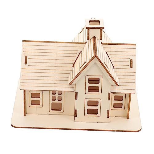 QUMIIRITY 1 Satz DIY Holz Puzzle Modell Haus Bausatz für Kreatives Basteln für Wohnzimmer für und Dekorationen QUMIIRITY 1 Satz DIY Holz Puzzle Modell Haus Bausatz für Kreatives Basteln für Wohnzimmer für und Dekorationen von QUMIIRITY