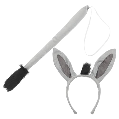 QUMIIRITY 1 Satz Esel-Kleidungszubehör Eselsohren Erwachsener Giraffe Tier Ohren haarreif Partyzubehör für Tierkostüme Karneval Kopfschmuck Esel-Kostümzubehör für Plastik Grey QUMIIRITY 1 Satz Esel-Kleidungszubehör Eselsohren Erwachsener Giraffe Tier Ohren haarreif Partyzubehör für Tierkostüme Karneval Kopfschmuck Esel-Kostümzubehör für Plastik Grey von QUMIIRITY