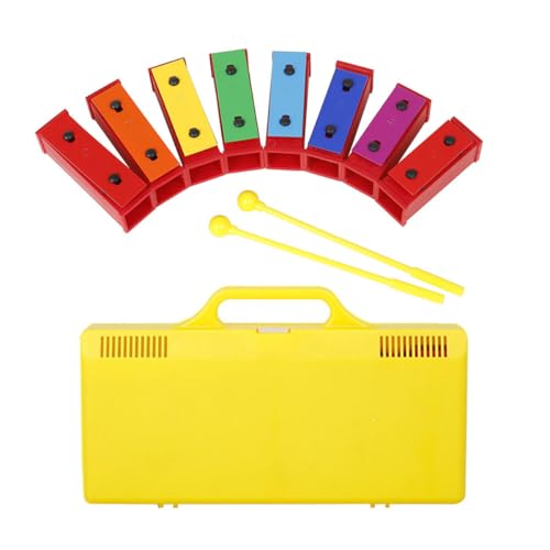 QUMIIRITY 1 Satz Handspielzeug Xylophon für Kleinkinder Farbenfrohes Musikspielzeug zur Frühen von Rhythmus und Koordination Geeignet für Jungen und Mädchen Sicher und Kreativ von QUMIIRITY