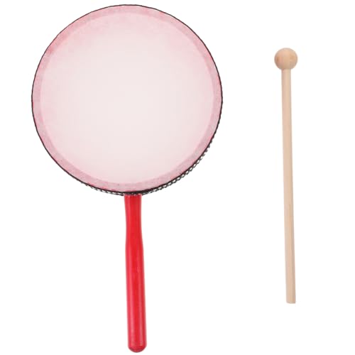 QUMIIRITY 1 Satz Handtrommel Musikinstrumente Kleinkindertrommel Kleinkind -Percussion -Instrument Trommel Für Handschlagspielzeug Schlaginstrumente Vorschulmusical Holz von QUMIIRITY