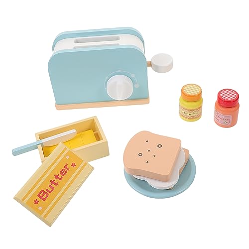 QUMIIRITY 1 Satz Holzspielzeug Toaster Set für Pädagogisches Rollenspiel Küchenzubehör Fördert Kreativität und Kognitive Fähigkeiten Sicher und für Junge Mädchen QUMIIRITY 1 Satz Holzspielzeug Toaster Set für Pädagogisches Rollenspiel Küchenzubehör Fördert Kreativität und Kognitive Fähigkeiten Sicher und für Junge Mädchen von QUMIIRITY