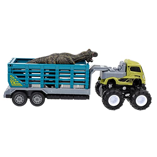 QUMIIRITY 1 Satz Inertial Trailer Car Modellspielzeug für Realistisches Spielzeugfahrzeug aus Legierung mit Beweglichen für Geburtstags von QUMIIRITY