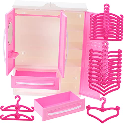 QUMIIRITY 1 Satz Kleiderschrank Mit DREI Seiten Gestell Miniatur Möbel Puppenschränke Kleiderbügel Für Puppen Kleiderständer Mini-kleiderschrank Mini-aufhänger Rosy Abs QUMIIRITY 1 Satz Kleiderschrank Mit DREI Seiten Gestell Miniatur Möbel Puppenschränke Kleiderbügel Für Puppen Kleiderständer Mini-kleiderschrank Mini-aufhänger Rosy Abs von QUMIIRITY