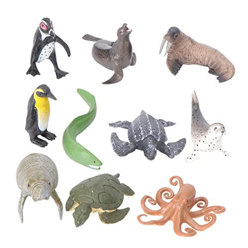 QUMIIRITY 1 Satz Miniatur Meereslebewesen Spielzeugset Teiliges Set aus Hochwertigem Realistische Tierfiguren für Lernspielzeug zur Tiererkennung für Deko und Spiel QUMIIRITY 1 Satz Miniatur Meereslebewesen Spielzeugset Teiliges Set aus Hochwertigem Realistische Tierfiguren für Lernspielzeug zur Tiererkennung für Deko und Spiel von QUMIIRITY