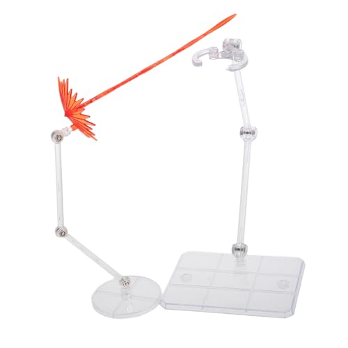 QUMIIRITY 1 Satz Modell Unterstützungsständer mit Energieeffekt für Actionfiguren und Miniaturdekoration mit Ständern Futuristisches Design für Sammler und Vitrinen von QUMIIRITY