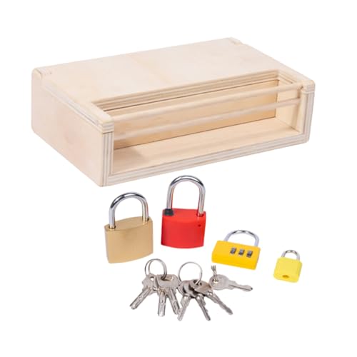 QUMIIRITY Pädagogisches Spielzeug Für Jungen Und Mädchen Aus Holz Zum Entsperren Von Spielzeug Interaktives Lernzubehör von QUMIIRITY