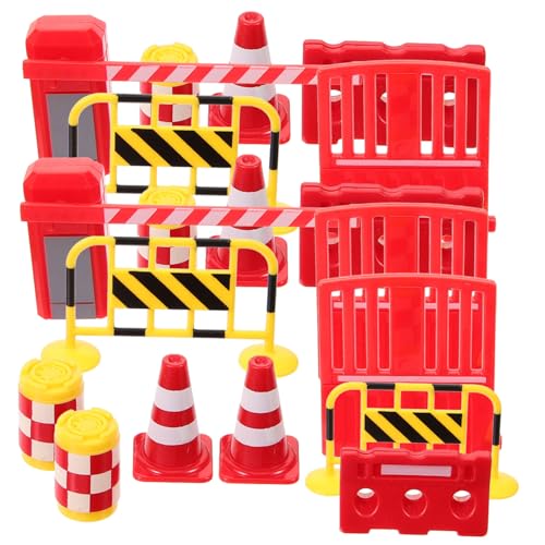 QUMIIRITY 1 Satz Parkplatz Ausge Schildert Kind So Tun, Als Würden Sie Verkehrszeichen Simulation Verkehrszeichen Mini-verkehrszeichenmodelle Verkehrsbarriere Plastik von QUMIIRITY