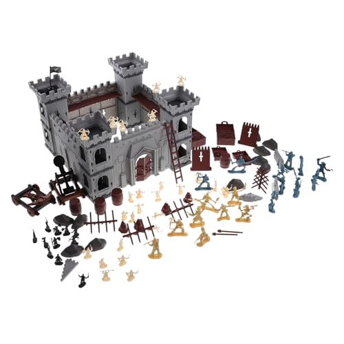 QUMIIRITY Piraten Mittelalter Burg Ritter Armee Figur Konstruktionsspielzeug Für Jungen Und Mädchen Rollenspiele von QUMIIRITY