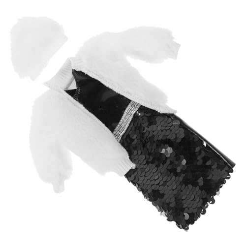 QUMIIRITY 1 Satz Puppenkleidungsset Kleider Puppenaugen Dekorativer Puppenrock Kompaktes Puppenkleid Puppenkostüm Für Verschleißfester Puppenrock Wiederverwendbarer Puppenrock Stoff von QUMIIRITY