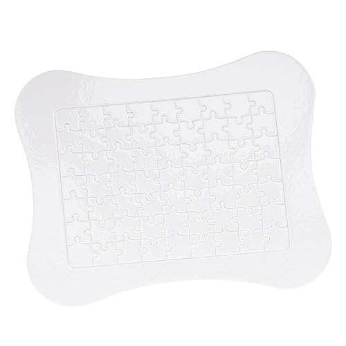 QUMIIRITY 1 Satz Puzzle für Sublimationstransfer Leere Jigsaw Puzzle Teile DIY für Designs für Familie und Freunde mit Rahmen von QUMIIRITY