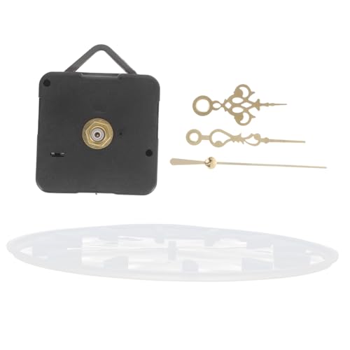 QUMIIRITY Uhr DIY Silikon Form Epoxy Gussform Uhrenform DIY Bastelform Heimwerkerbedarf Uhrwerk Mit Zeigern von QUMIIRITY