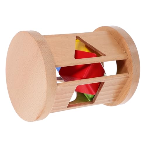 QUMIIRITY 1 Satz Sortierspielzeug aus Holz zur Entwicklung der Motorik Lernspielzeug kognitives für Hilfsmittel für den Kindergartenunterricht Lehrwerkzeug von QUMIIRITY