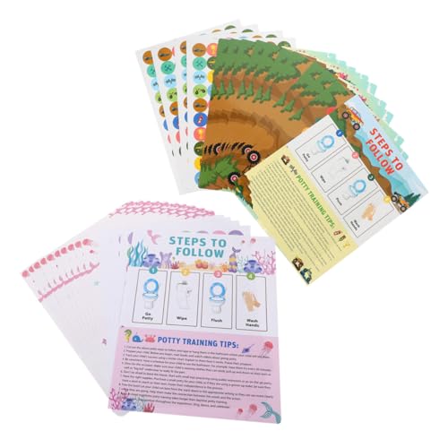 QUMIIRITY 1 Satz Töpfchentrainingstabelle Für Toilettenaufkleber Lustig Töpfchen-trainingsaufkleber Töpfchen-PIPI-Aufkleber Belohnungstabelle Für Töpfchentabelle Papier von QUMIIRITY
