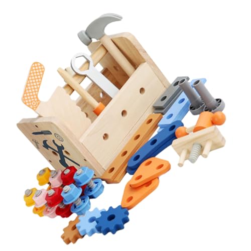QUMIIRITY 1 Satz Werkzeugtisch kinderwerkbank werkbänke für Schraubendreher Hammer geschenkset Lernspielzeug aus Holz hölzern QUMIIRITY 1 Satz Werkzeugtisch kinderwerkbank werkbänke für Schraubendreher Hammer geschenkset Lernspielzeug aus Holz hölzern von QUMIIRITY